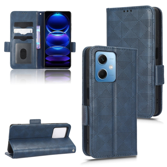 Estuche para teléfono de cuero con triángulo simétrico, For Xiaomi Redmi Note 12 5G Global, For Xiaomi Redmi Note 11 Pro Global, For Xiaomi Redmi 10A / 9C, For Xiaomi Redmi 10C, For Xiaomi Redmi 11 Prime 4G, For Xiaomi Redmi A1+ 4G, For Xiaomi Redmi A1...