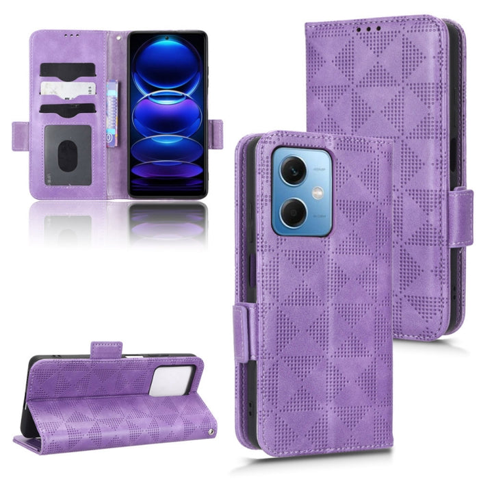 Estuche para teléfono de cuero con triángulo simétrico, For Xiaomi Redmi Note 12 5G Global, For Xiaomi Redmi Note 11 Pro Global, For Xiaomi Redmi 10A / 9C, For Xiaomi Redmi 10C, For Xiaomi Redmi 11 Prime 4G, For Xiaomi Redmi A1+ 4G, For Xiaomi Redmi A1...