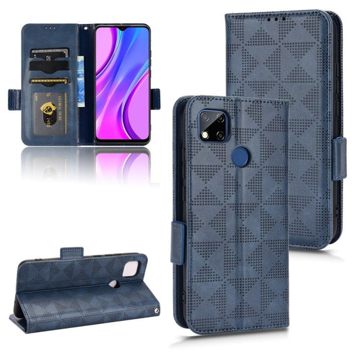 Estuche para teléfono de cuero con triángulo simétrico, For Xiaomi Redmi Note 12 5G Global, For Xiaomi Redmi Note 11 Pro Global, For Xiaomi Redmi 10A / 9C, For Xiaomi Redmi 10C, For Xiaomi Redmi 11 Prime 4G, For Xiaomi Redmi A1+ 4G, For Xiaomi Redmi A1...