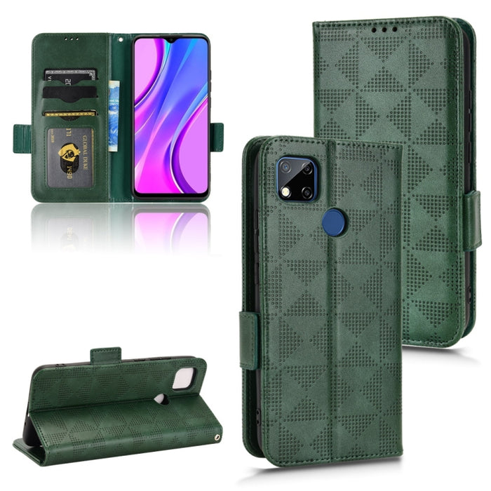 Estuche para teléfono de cuero con triángulo simétrico, For Xiaomi Redmi Note 12 5G Global, For Xiaomi Redmi Note 11 Pro Global, For Xiaomi Redmi 10A / 9C, For Xiaomi Redmi 10C, For Xiaomi Redmi 11 Prime 4G, For Xiaomi Redmi A1+ 4G, For Xiaomi Redmi A1...