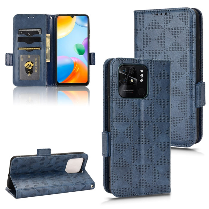 Estuche para teléfono de cuero con triángulo simétrico, For Xiaomi Redmi Note 12 5G Global, For Xiaomi Redmi Note 11 Pro Global, For Xiaomi Redmi 10A / 9C, For Xiaomi Redmi 10C, For Xiaomi Redmi 11 Prime 4G, For Xiaomi Redmi A1+ 4G, For Xiaomi Redmi A1...