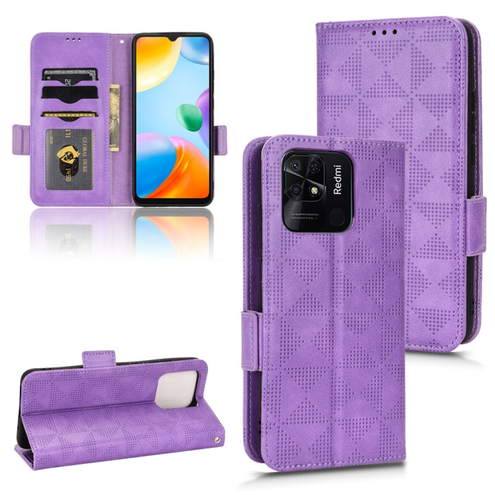 Estuche para teléfono de cuero con triángulo simétrico, For Xiaomi Redmi Note 12 5G Global, For Xiaomi Redmi Note 11 Pro Global, For Xiaomi Redmi 10A / 9C, For Xiaomi Redmi 10C, For Xiaomi Redmi 11 Prime 4G, For Xiaomi Redmi A1+ 4G, For Xiaomi Redmi A1...