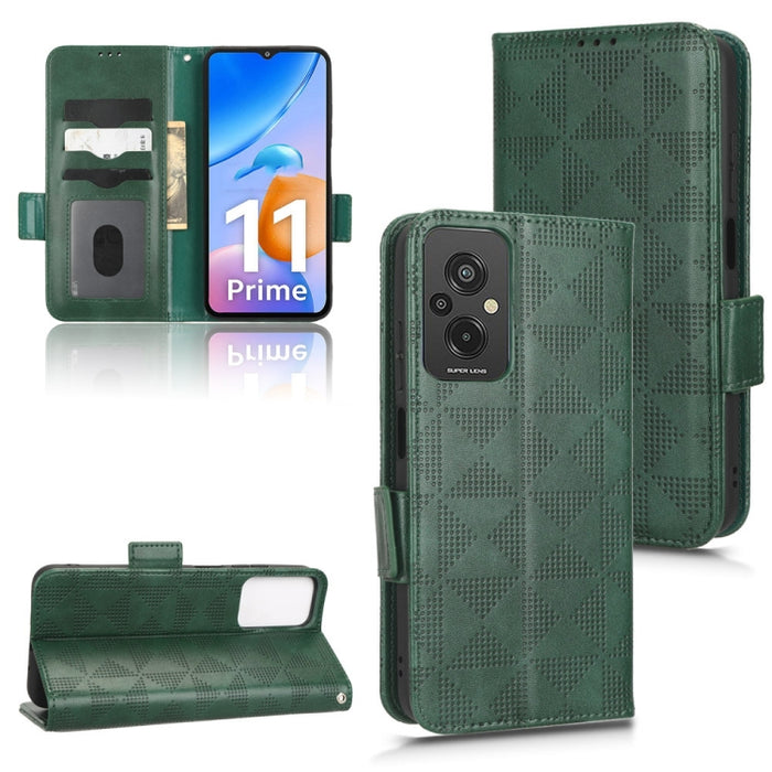 Estuche para teléfono de cuero con triángulo simétrico, For Xiaomi Redmi Note 12 5G Global, For Xiaomi Redmi Note 11 Pro Global, For Xiaomi Redmi 10A / 9C, For Xiaomi Redmi 10C, For Xiaomi Redmi 11 Prime 4G, For Xiaomi Redmi A1+ 4G, For Xiaomi Redmi A1...