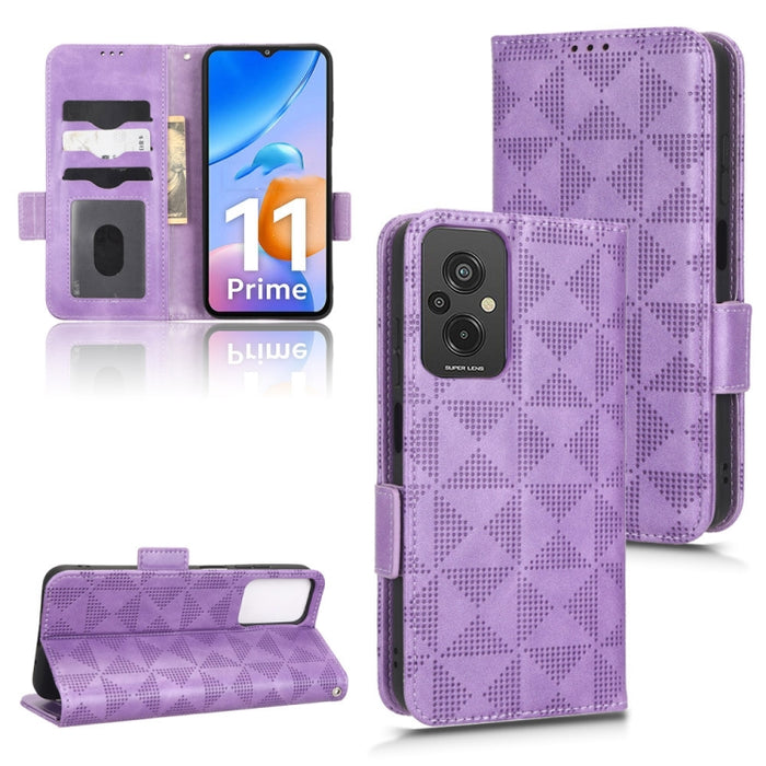 Estuche para teléfono de cuero con triángulo simétrico, For Xiaomi Redmi Note 12 5G Global, For Xiaomi Redmi Note 11 Pro Global, For Xiaomi Redmi 10A / 9C, For Xiaomi Redmi 10C, For Xiaomi Redmi 11 Prime 4G, For Xiaomi Redmi A1+ 4G, For Xiaomi Redmi A1...