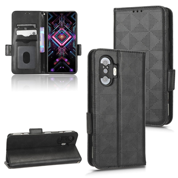 Estuche para teléfono de cuero con triángulo simétrico, For Xiaomi Redmi Note 12 5G Global, For Xiaomi Redmi Note 11 Pro Global, For Xiaomi Redmi 10A / 9C, For Xiaomi Redmi 10C, For Xiaomi Redmi 11 Prime 4G, For Xiaomi Redmi A1+ 4G, For Xiaomi Redmi A1...