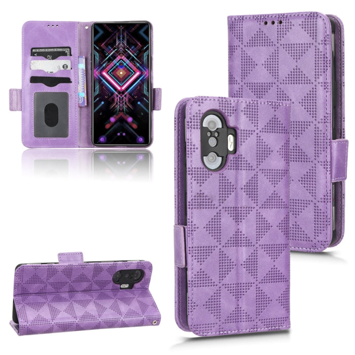Estuche para teléfono de cuero con triángulo simétrico, For Xiaomi Redmi Note 12 5G Global, For Xiaomi Redmi Note 11 Pro Global, For Xiaomi Redmi 10A / 9C, For Xiaomi Redmi 10C, For Xiaomi Redmi 11 Prime 4G, For Xiaomi Redmi A1+ 4G, For Xiaomi Redmi A1...