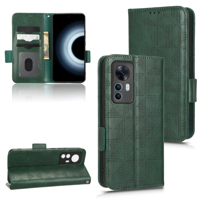 Estuche para teléfono de cuero con triángulo simétrico, For Xiaomi Redmi Note 12 5G Global, For Xiaomi Redmi Note 11 Pro Global, For Xiaomi Redmi 10A / 9C, For Xiaomi Redmi 10C, For Xiaomi Redmi 11 Prime 4G, For Xiaomi Redmi A1+ 4G, For Xiaomi Redmi A1...
