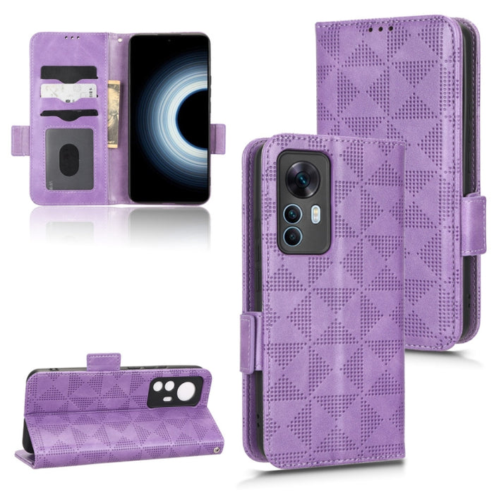 Estuche para teléfono de cuero con triángulo simétrico, For Xiaomi Redmi Note 12 5G Global, For Xiaomi Redmi Note 11 Pro Global, For Xiaomi Redmi 10A / 9C, For Xiaomi Redmi 10C, For Xiaomi Redmi 11 Prime 4G, For Xiaomi Redmi A1+ 4G, For Xiaomi Redmi A1...