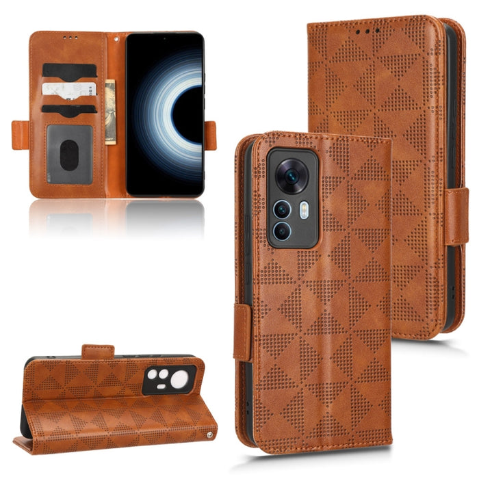 Estuche para teléfono de cuero con triángulo simétrico, For Xiaomi Redmi Note 12 5G Global, For Xiaomi Redmi Note 11 Pro Global, For Xiaomi Redmi 10A / 9C, For Xiaomi Redmi 10C, For Xiaomi Redmi 11 Prime 4G, For Xiaomi Redmi A1+ 4G, For Xiaomi Redmi A1...
