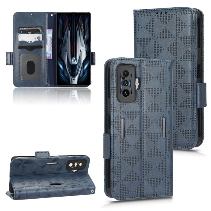 Estuche para teléfono de cuero con triángulo simétrico, For Xiaomi Redmi Note 12 5G Global, For Xiaomi Redmi Note 11 Pro Global, For Xiaomi Redmi 10A / 9C, For Xiaomi Redmi 10C, For Xiaomi Redmi 11 Prime 4G, For Xiaomi Redmi A1+ 4G, For Xiaomi Redmi A1...