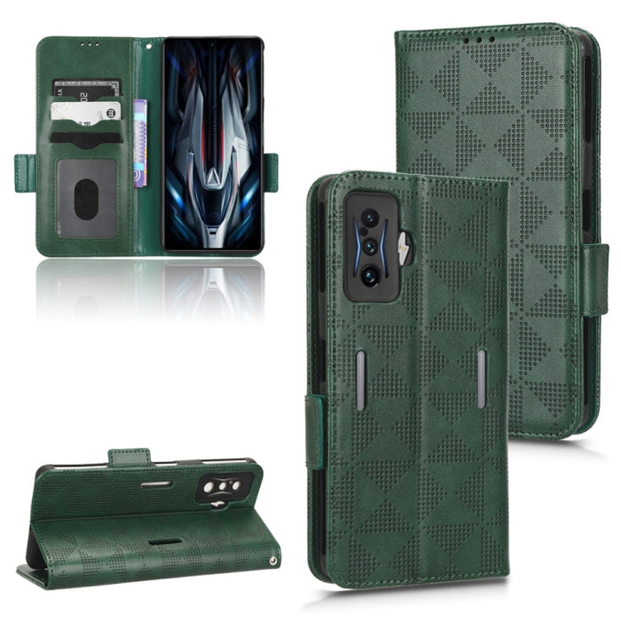 Estuche para teléfono de cuero con triángulo simétrico, For Xiaomi Redmi Note 12 5G Global, For Xiaomi Redmi Note 11 Pro Global, For Xiaomi Redmi 10A / 9C, For Xiaomi Redmi 10C, For Xiaomi Redmi 11 Prime 4G, For Xiaomi Redmi A1+ 4G, For Xiaomi Redmi A1...