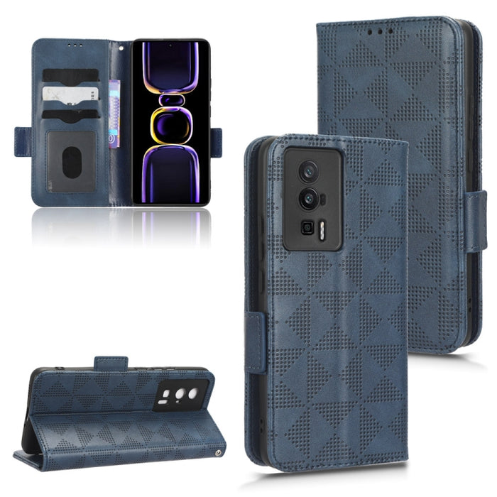 Estuche para teléfono de cuero con triángulo simétrico, For Xiaomi Redmi Note 12 5G Global, For Xiaomi Redmi Note 11 Pro Global, For Xiaomi Redmi 10A / 9C, For Xiaomi Redmi 10C, For Xiaomi Redmi 11 Prime 4G, For Xiaomi Redmi A1+ 4G, For Xiaomi Redmi A1...