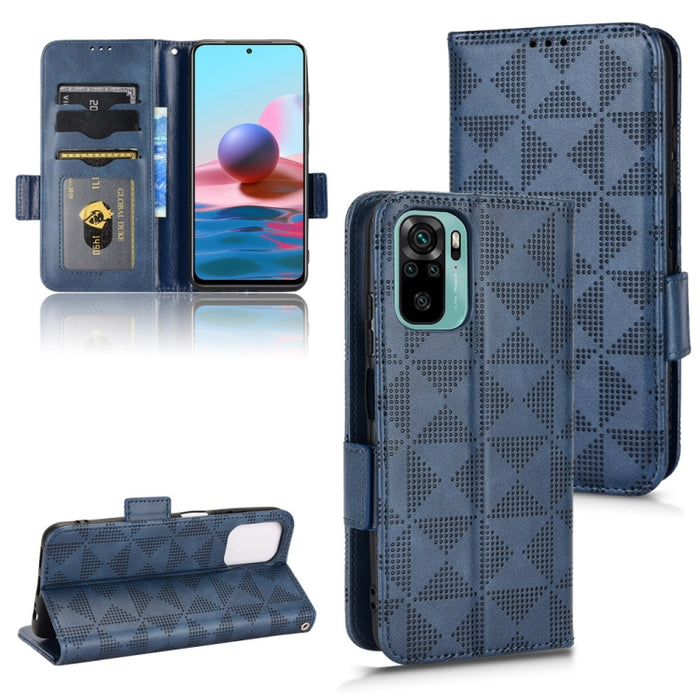Estuche para teléfono de cuero con triángulo simétrico, For Xiaomi Redmi Note 12 5G Global, For Xiaomi Redmi Note 11 Pro Global, For Xiaomi Redmi 10A / 9C, For Xiaomi Redmi 10C, For Xiaomi Redmi 11 Prime 4G, For Xiaomi Redmi A1+ 4G, For Xiaomi Redmi A1...