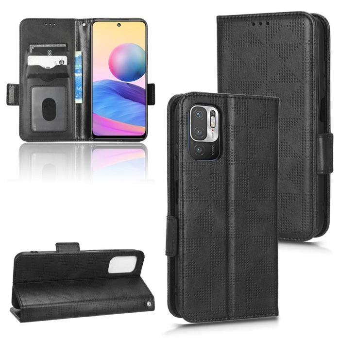 Estuche para teléfono de cuero con triángulo simétrico, For Xiaomi Redmi Note 12 5G Global, For Xiaomi Redmi Note 11 Pro Global, For Xiaomi Redmi 10A / 9C, For Xiaomi Redmi 10C, For Xiaomi Redmi 11 Prime 4G, For Xiaomi Redmi A1+ 4G, For Xiaomi Redmi A1...