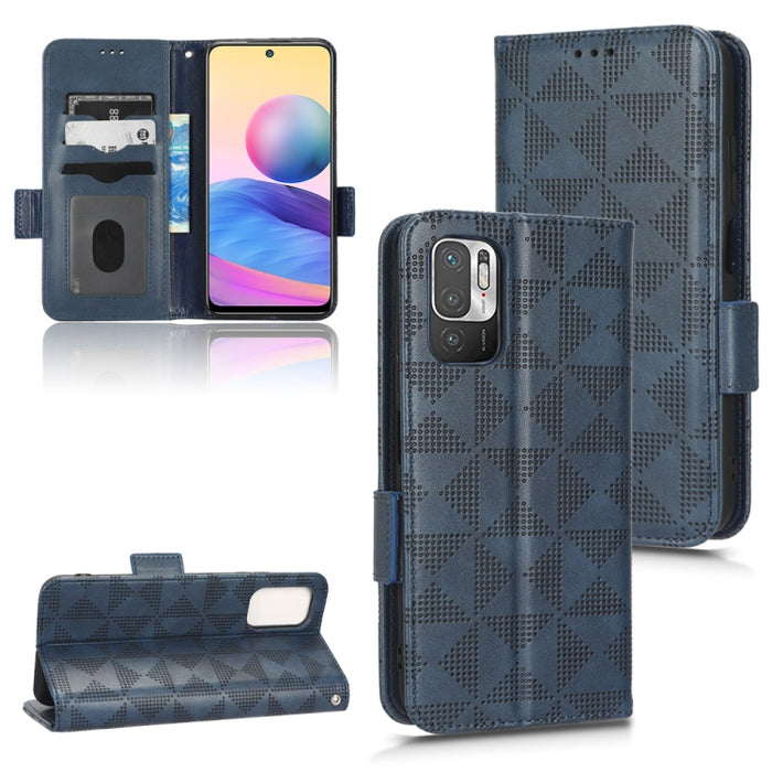 Estuche para teléfono de cuero con triángulo simétrico, For Xiaomi Redmi Note 12 5G Global, For Xiaomi Redmi Note 11 Pro Global, For Xiaomi Redmi 10A / 9C, For Xiaomi Redmi 10C, For Xiaomi Redmi 11 Prime 4G, For Xiaomi Redmi A1+ 4G, For Xiaomi Redmi A1...