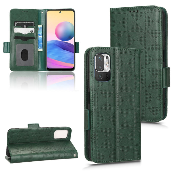 Estuche para teléfono de cuero con triángulo simétrico, For Xiaomi Redmi Note 12 5G Global, For Xiaomi Redmi Note 11 Pro Global, For Xiaomi Redmi 10A / 9C, For Xiaomi Redmi 10C, For Xiaomi Redmi 11 Prime 4G, For Xiaomi Redmi A1+ 4G, For Xiaomi Redmi A1...