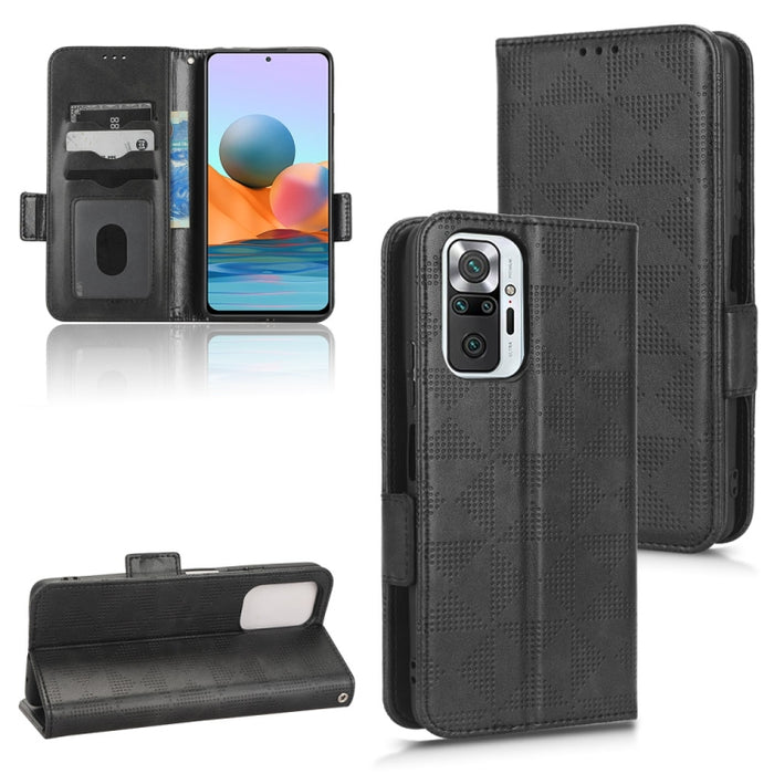Estuche para teléfono de cuero con triángulo simétrico, For Xiaomi Redmi Note 12 5G Global, For Xiaomi Redmi Note 11 Pro Global, For Xiaomi Redmi 10A / 9C, For Xiaomi Redmi 10C, For Xiaomi Redmi 11 Prime 4G, For Xiaomi Redmi A1+ 4G, For Xiaomi Redmi A1...