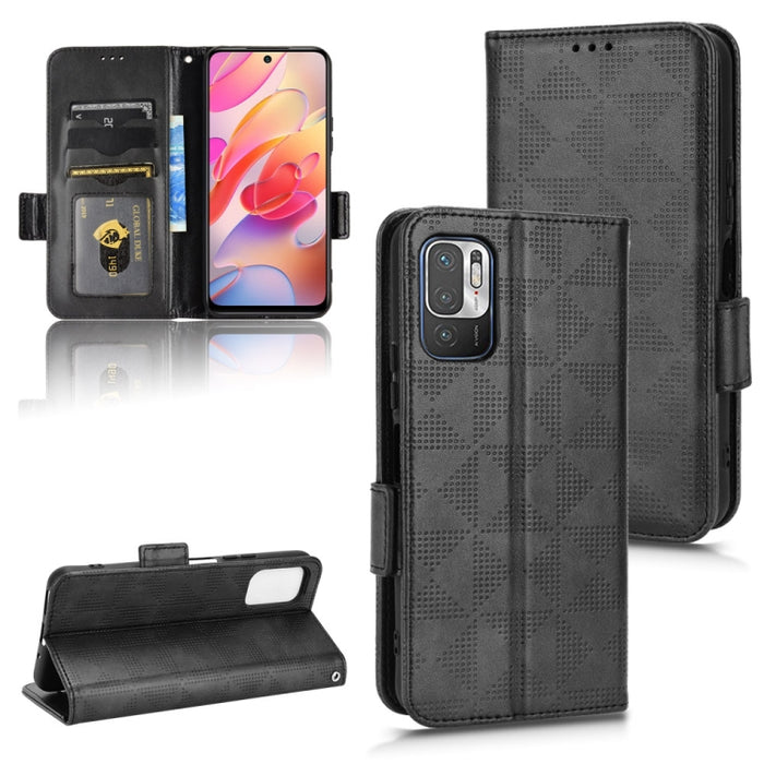 Estuche para teléfono de cuero con triángulo simétrico, For Xiaomi Redmi Note 12 5G Global, For Xiaomi Redmi Note 11 Pro Global, For Xiaomi Redmi 10A / 9C, For Xiaomi Redmi 10C, For Xiaomi Redmi 11 Prime 4G, For Xiaomi Redmi A1+ 4G, For Xiaomi Redmi A1...