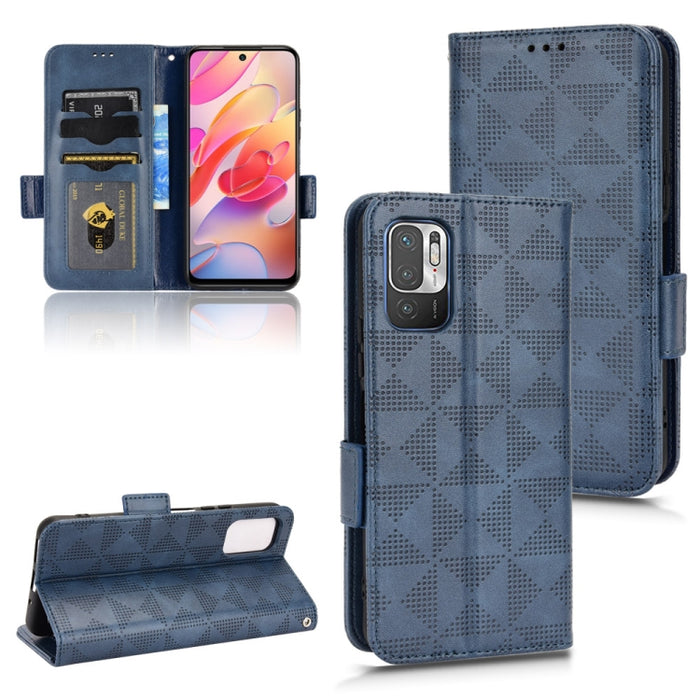 Estuche para teléfono de cuero con triángulo simétrico, For Xiaomi Redmi Note 12 5G Global, For Xiaomi Redmi Note 11 Pro Global, For Xiaomi Redmi 10A / 9C, For Xiaomi Redmi 10C, For Xiaomi Redmi 11 Prime 4G, For Xiaomi Redmi A1+ 4G, For Xiaomi Redmi A1...