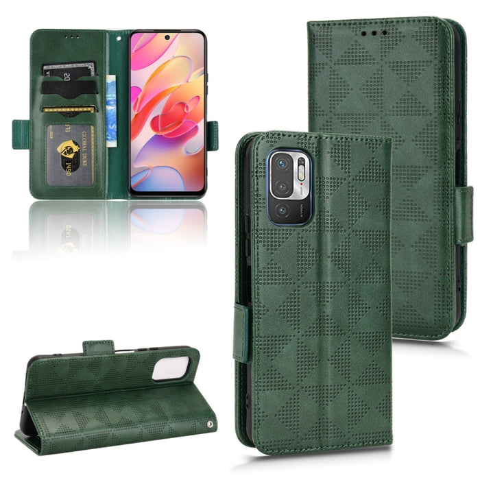 Estuche para teléfono de cuero con triángulo simétrico, For Xiaomi Redmi Note 12 5G Global, For Xiaomi Redmi Note 11 Pro Global, For Xiaomi Redmi 10A / 9C, For Xiaomi Redmi 10C, For Xiaomi Redmi 11 Prime 4G, For Xiaomi Redmi A1+ 4G, For Xiaomi Redmi A1...