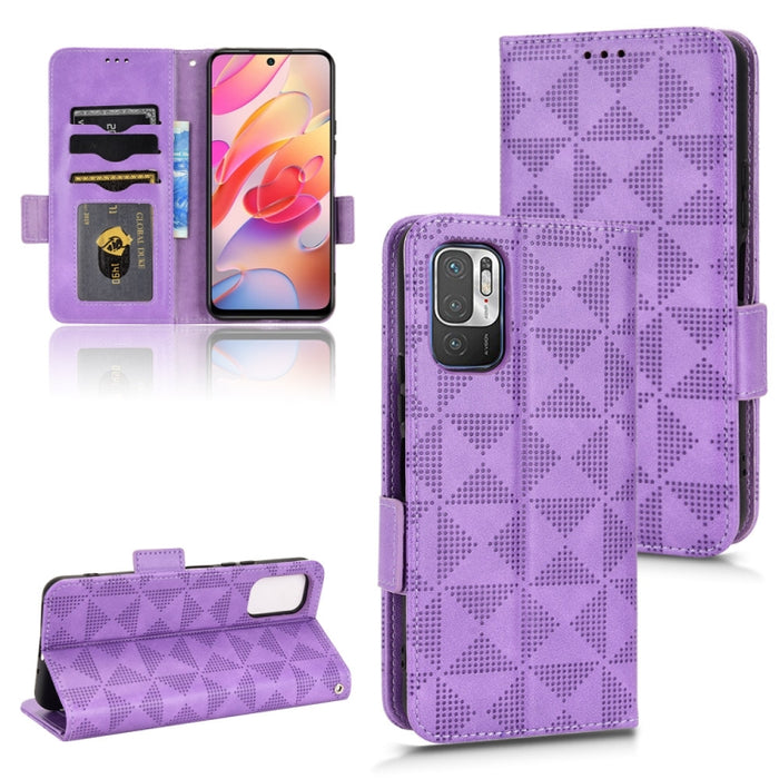 Estuche para teléfono de cuero con triángulo simétrico, For Xiaomi Redmi Note 12 5G Global, For Xiaomi Redmi Note 11 Pro Global, For Xiaomi Redmi 10A / 9C, For Xiaomi Redmi 10C, For Xiaomi Redmi 11 Prime 4G, For Xiaomi Redmi A1+ 4G, For Xiaomi Redmi A1...