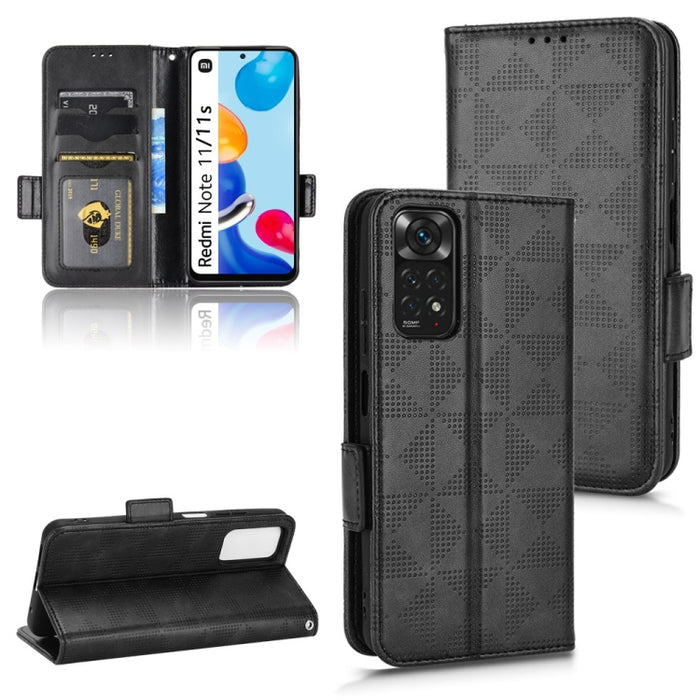 Estuche para teléfono de cuero con triángulo simétrico, For Xiaomi Redmi Note 12 5G Global, For Xiaomi Redmi Note 11 Pro Global, For Xiaomi Redmi 10A / 9C, For Xiaomi Redmi 10C, For Xiaomi Redmi 11 Prime 4G, For Xiaomi Redmi A1+ 4G, For Xiaomi Redmi A1...