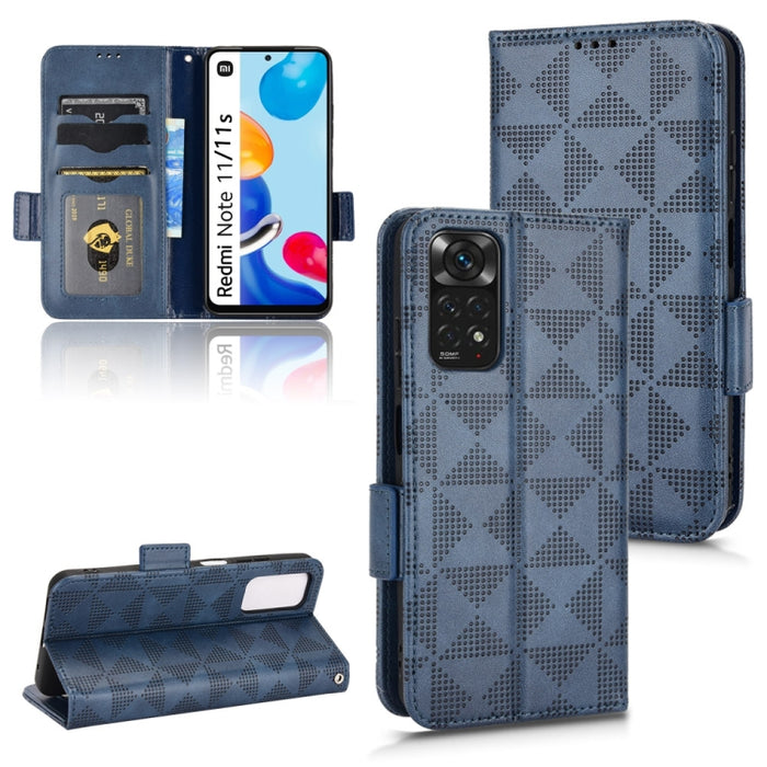 Estuche para teléfono de cuero con triángulo simétrico, For Xiaomi Redmi Note 12 5G Global, For Xiaomi Redmi Note 11 Pro Global, For Xiaomi Redmi 10A / 9C, For Xiaomi Redmi 10C, For Xiaomi Redmi 11 Prime 4G, For Xiaomi Redmi A1+ 4G, For Xiaomi Redmi A1...