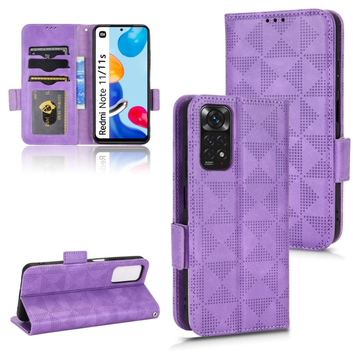 Estuche para teléfono de cuero con triángulo simétrico, For Xiaomi Redmi Note 12 5G Global, For Xiaomi Redmi Note 11 Pro Global, For Xiaomi Redmi 10A / 9C, For Xiaomi Redmi 10C, For Xiaomi Redmi 11 Prime 4G, For Xiaomi Redmi A1+ 4G, For Xiaomi Redmi A1...