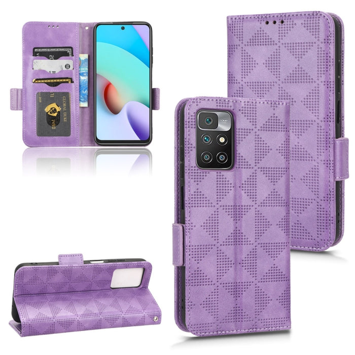 Estuche para teléfono de cuero con triángulo simétrico, For Xiaomi Redmi Note 12 5G Global, For Xiaomi Redmi Note 11 Pro Global, For Xiaomi Redmi 10A / 9C, For Xiaomi Redmi 10C, For Xiaomi Redmi 11 Prime 4G, For Xiaomi Redmi A1+ 4G, For Xiaomi Redmi A1...