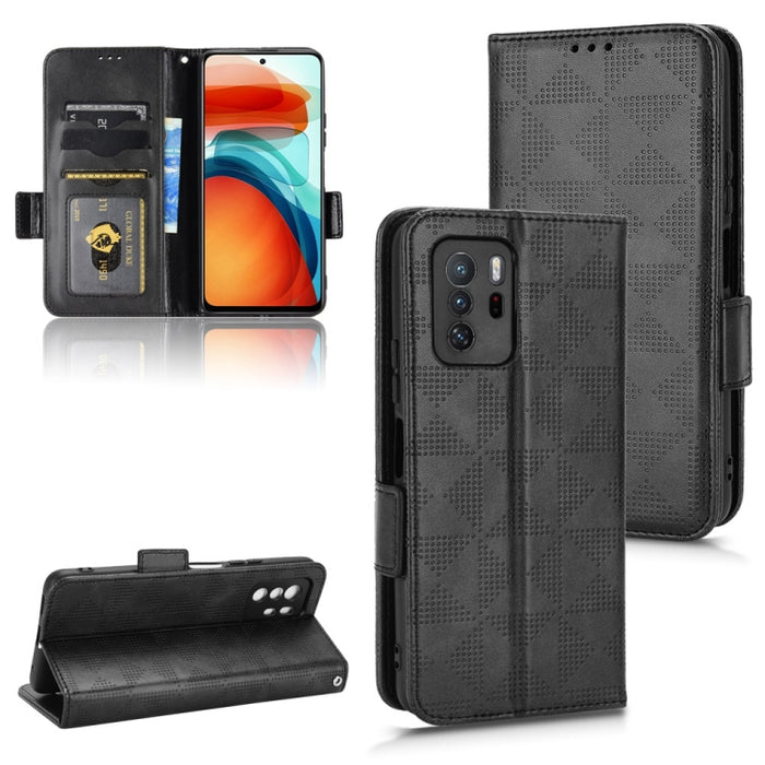 Estuche para teléfono de cuero con triángulo simétrico, For Xiaomi Redmi Note 12 5G Global, For Xiaomi Redmi Note 11 Pro Global, For Xiaomi Redmi 10A / 9C, For Xiaomi Redmi 10C, For Xiaomi Redmi 11 Prime 4G, For Xiaomi Redmi A1+ 4G, For Xiaomi Redmi A1...