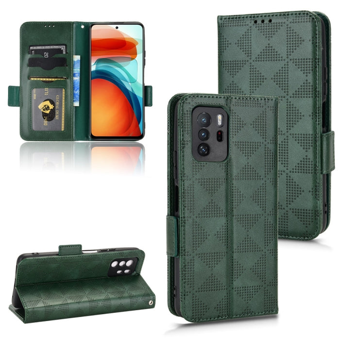 Estuche para teléfono de cuero con triángulo simétrico, For Xiaomi Redmi Note 12 5G Global, For Xiaomi Redmi Note 11 Pro Global, For Xiaomi Redmi 10A / 9C, For Xiaomi Redmi 10C, For Xiaomi Redmi 11 Prime 4G, For Xiaomi Redmi A1+ 4G, For Xiaomi Redmi A1...