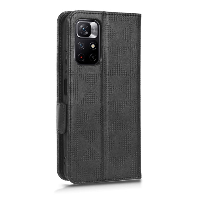 Estuche para teléfono de cuero con triángulo simétrico, For Xiaomi Redmi 10/Note 11S 5G/Poco M4 Pro 5G, For Xiaomi Redmi Note 12 Pro+ 5G Global, For Xiaomi Redmi Note 12 Pro 5G Global, For Xiaomi Redmi Note 12 Pro Speed, For Xiaomi Redmi 11A 4G
