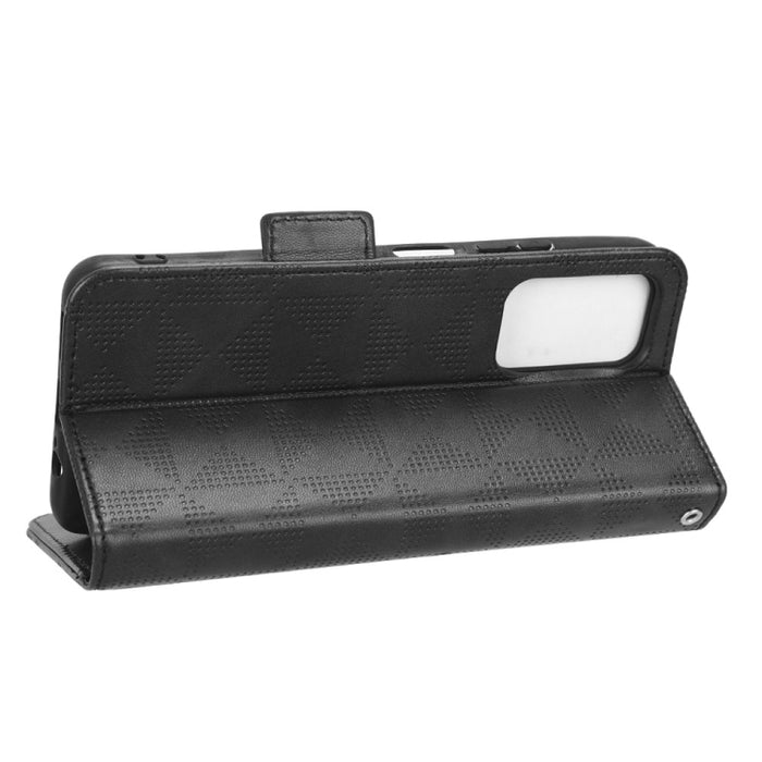 Estuche para teléfono de cuero con triángulo simétrico, For Xiaomi Redmi 10/Note 11S 5G/Poco M4 Pro 5G, For Xiaomi Redmi Note 12 Pro+ 5G Global, For Xiaomi Redmi Note 12 Pro 5G Global, For Xiaomi Redmi Note 12 Pro Speed, For Xiaomi Redmi 11A 4G