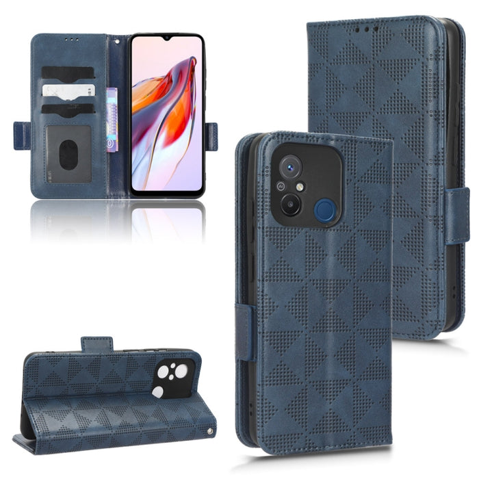 Estuche para teléfono de cuero con triángulo simétrico, For Xiaomi Redmi 10/Note 11S 5G/Poco M4 Pro 5G, For Xiaomi Redmi Note 12 Pro+ 5G Global, For Xiaomi Redmi Note 12 Pro 5G Global, For Xiaomi Redmi Note 12 Pro Speed, For Xiaomi Redmi 11A 4G