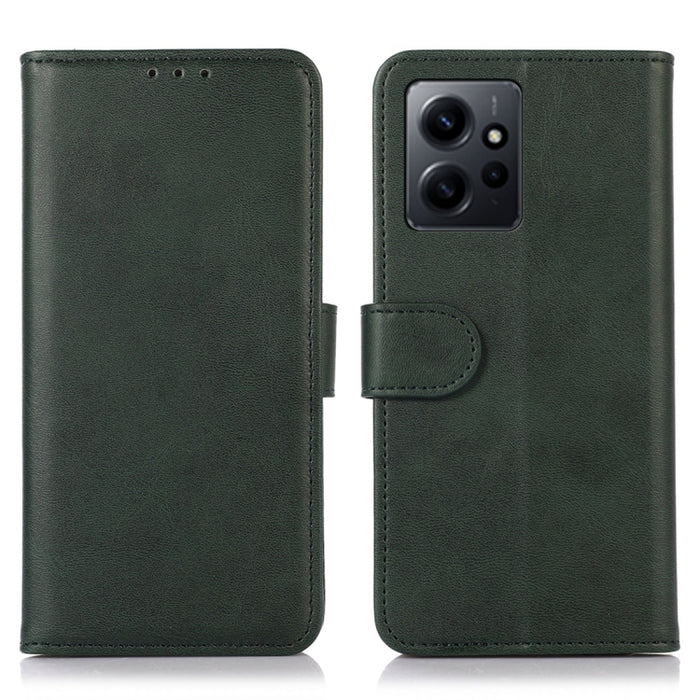 Estuche para teléfono de cuero con textura de vaca, For Sony Xperia 1 V, For Sony Xperia 10 V, For Xiaomi Redmi Note 12 4G Global