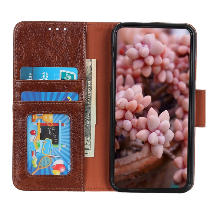 Estuche para teléfono de cuero con textura de napa, For Sony Xperia 1 V, For Sony Xperia 10 V, For Google Pixel 7a, For Xiaomi Redmi Note 12 4G Global
