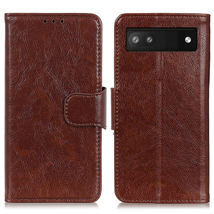 Estuche para teléfono de cuero con textura de napa, For Sony Xperia 1 V, For Sony Xperia 10 V, For Google Pixel 7a, For Xiaomi Redmi Note 12 4G Global