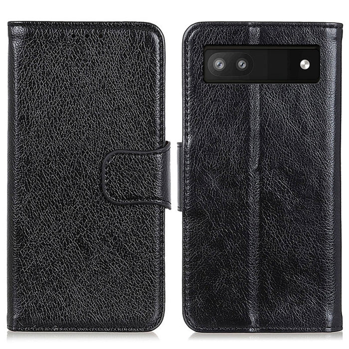 Estuche para teléfono de cuero con textura de napa, For Sony Xperia 1 V, For Sony Xperia 10 V, For Google Pixel 7a, For Xiaomi Redmi Note 12 4G Global