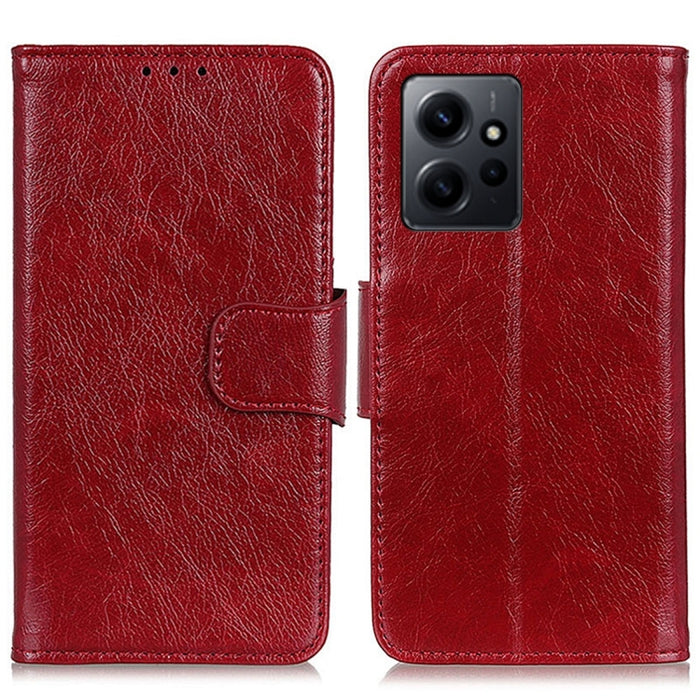 Estuche para teléfono de cuero con textura de napa, For Sony Xperia 1 V, For Sony Xperia 10 V, For Google Pixel 7a, For Xiaomi Redmi Note 12 4G Global
