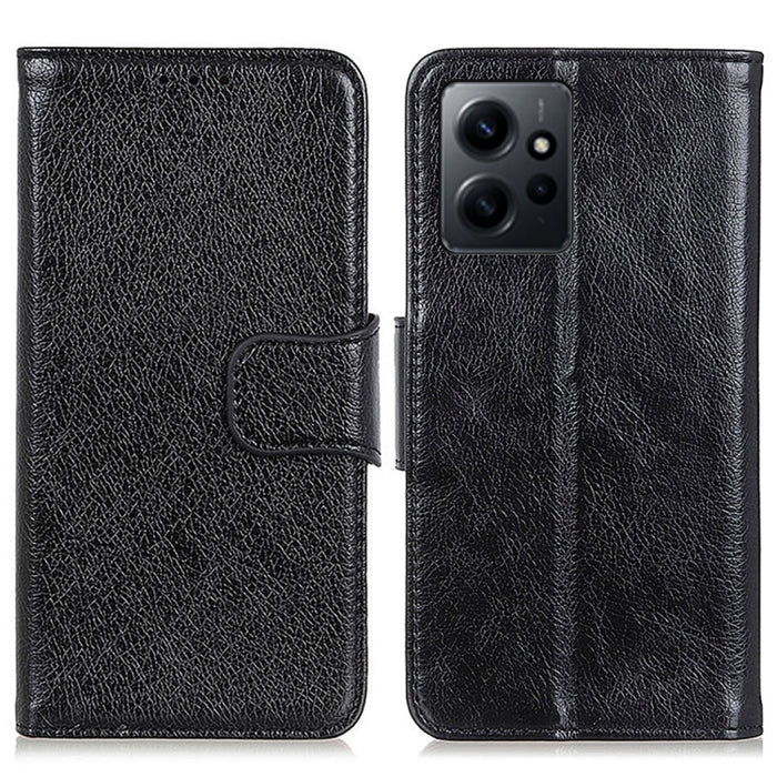 Estuche para teléfono de cuero con textura de napa, For Sony Xperia 1 V, For Sony Xperia 10 V, For Google Pixel 7a, For Xiaomi Redmi Note 12 4G Global