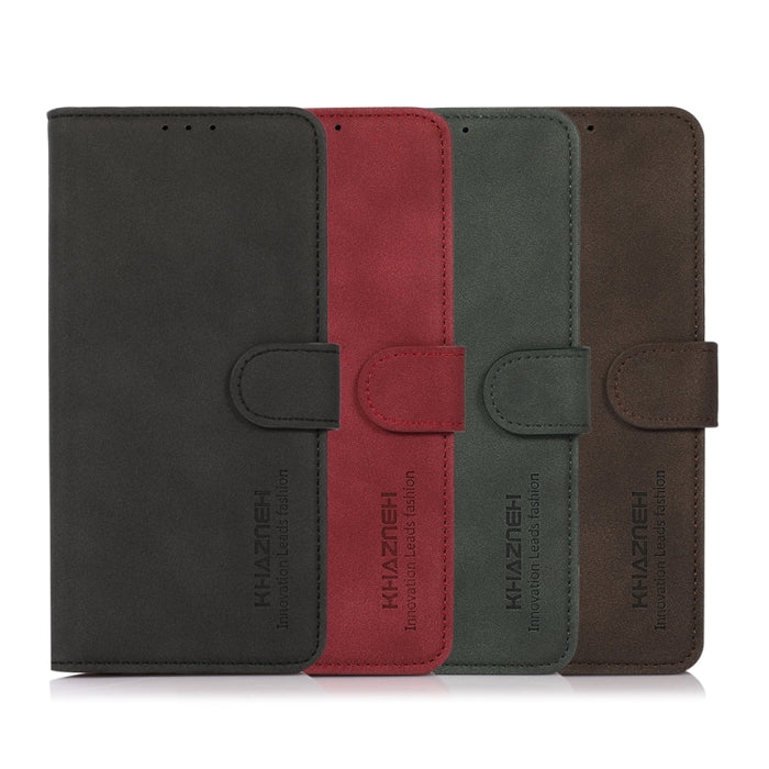 KHAZNEH Estuche para teléfono de cuero con textura mate, For Sony Xperia 1 V, For Sony Xperia 10 V, For Google Pixel 7a, For Xiaomi Redmi Note 12 4G Global