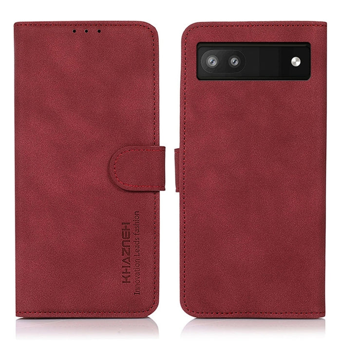 KHAZNEH Estuche para teléfono de cuero con textura mate, For Sony Xperia 1 V, For Sony Xperia 10 V, For Google Pixel 7a, For Xiaomi Redmi Note 12 4G Global