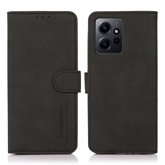 KHAZNEH Estuche para teléfono de cuero con textura mate, For Sony Xperia 1 V, For Sony Xperia 10 V, For Google Pixel 7a, For Xiaomi Redmi Note 12 4G Global
