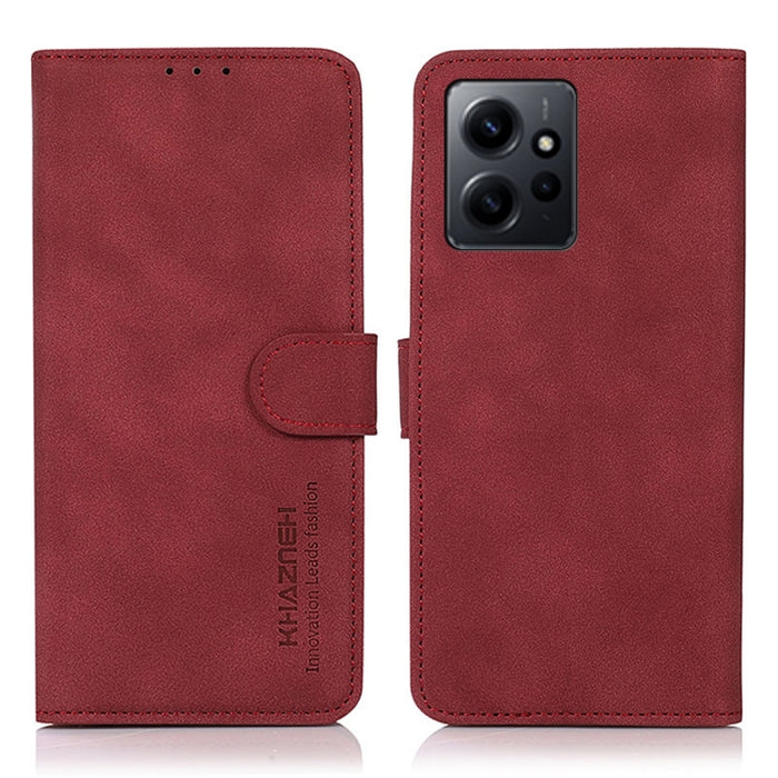 KHAZNEH Estuche para teléfono de cuero con textura mate, For Sony Xperia 1 V, For Sony Xperia 10 V, For Google Pixel 7a, For Xiaomi Redmi Note 12 4G Global