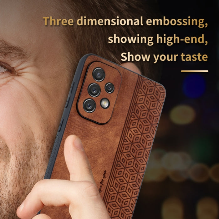 Estuche para teléfono con sensación de piel en relieve AZNS 3D, For Samsung Galaxy A52 5G, For Samsung Galaxy S21 5G, For Samsung Galaxy S21+ 5G, For Samsung Galaxy S21 Ultra 5G, For Samsung Galaxy S21 FE 5G, For Xiaomi Poco C55 / Redmi 12C / 11A