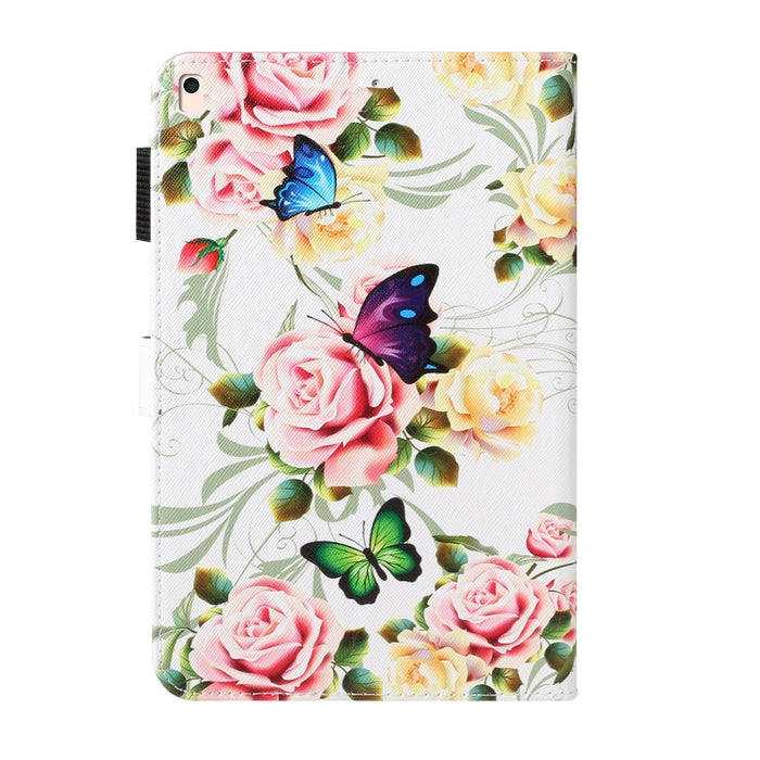 Estuche de cuero horizontal pintado con textura cruzada con función de suspensión / activación y ranura para tarjeta y soporte y billetera, For iPad 10.2, For iPad Air, For iPad Air 2, For iPad 9.7 inch (2017), For iPad 9.7 (2018), For iPad Pro 9.7    ...