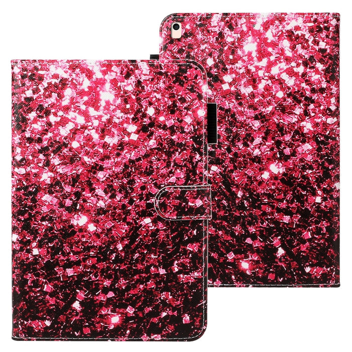 Estuche de cuero horizontal pintado con textura cruzada con función de suspensión / activación y ranura para tarjeta y soporte y billetera, For iPad 10.2, For iPad Air, For iPad Air 2, For iPad 9.7 inch (2017), For iPad 9.7 (2018), For iPad Pro 9.7    ...