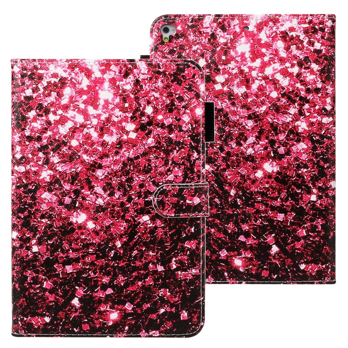 Estuche de cuero horizontal pintado con textura cruzada con función de suspensión / activación y ranura para tarjeta y soporte y billetera, For iPad 10.2, For iPad Air, For iPad Air 2, For iPad 9.7 inch (2017), For iPad 9.7 (2018), For iPad Pro 9.7    ...