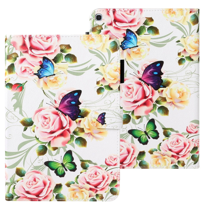 Estuche de cuero horizontal pintado con textura cruzada con función de suspensión / activación y ranura para tarjeta y soporte y billetera, For iPad 10.2, For iPad Air, For iPad Air 2, For iPad 9.7 inch (2017), For iPad 9.7 (2018), For iPad Pro 9.7    ...