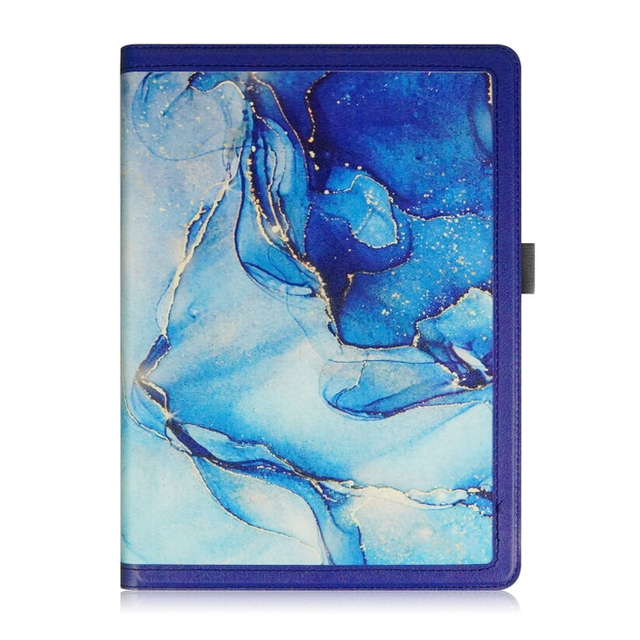 Estuche para tableta de cuero con costuras de patrón de mármol, For iPad 10th Gen 10.9 2022, For 10 inch